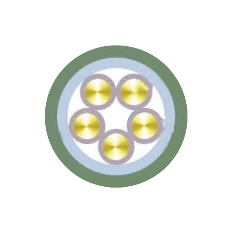 Hårdt gummiisoleret kabel med nominelle spændinger op til og inklusive 450/750V