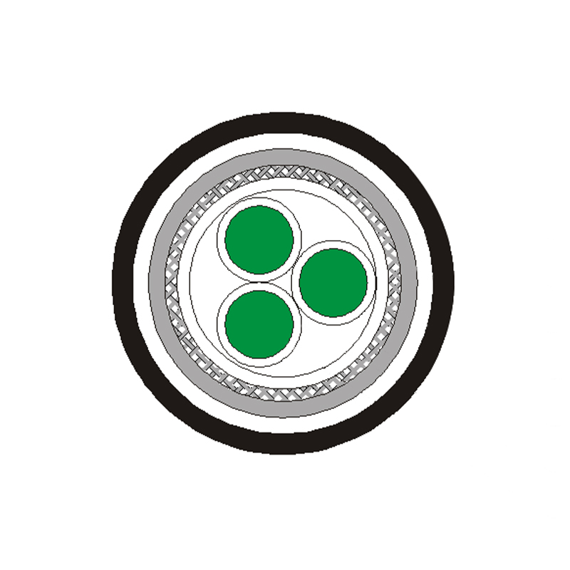 Højtemperaturbestandig ledning og kabel