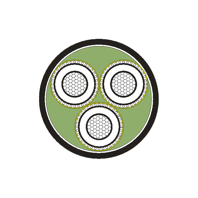 XLPE-isoleret strømkabel til nominel spænding 3,6/6kV -26/35kV